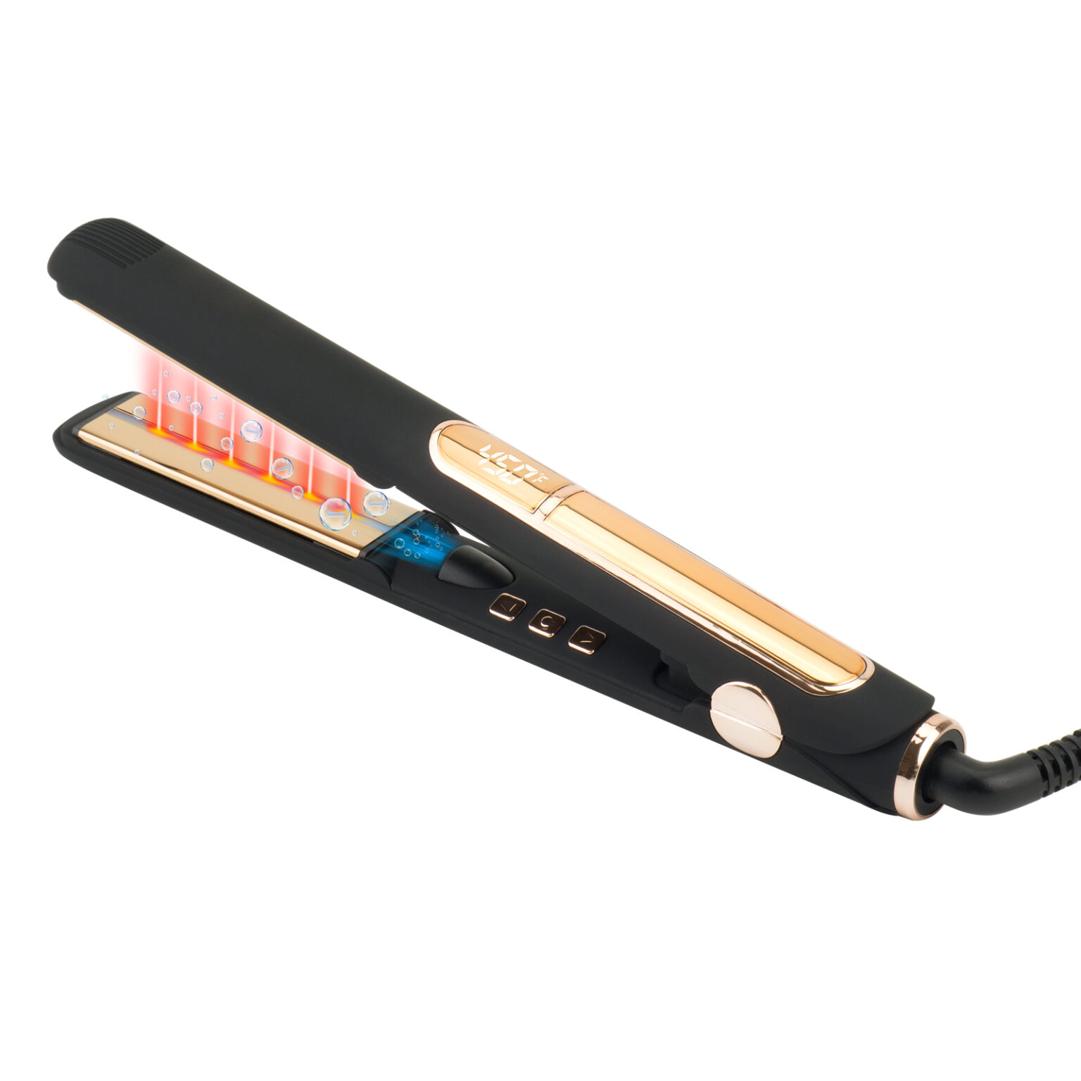 Ionic Infrared Hair Straightener 1inch Flat Iron Manufacturers Hongsen