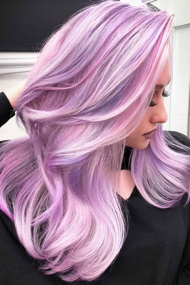 Vivid summer hair color