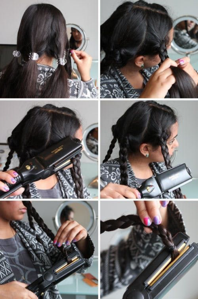 Step by Step Guide: How to Crimp Hair with a Flat Iron