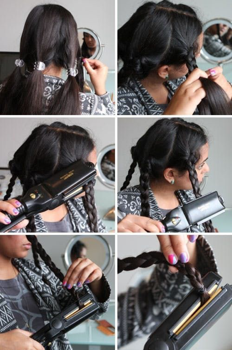 Step by Step Guide How to Crimp Hair with a Flat Iron