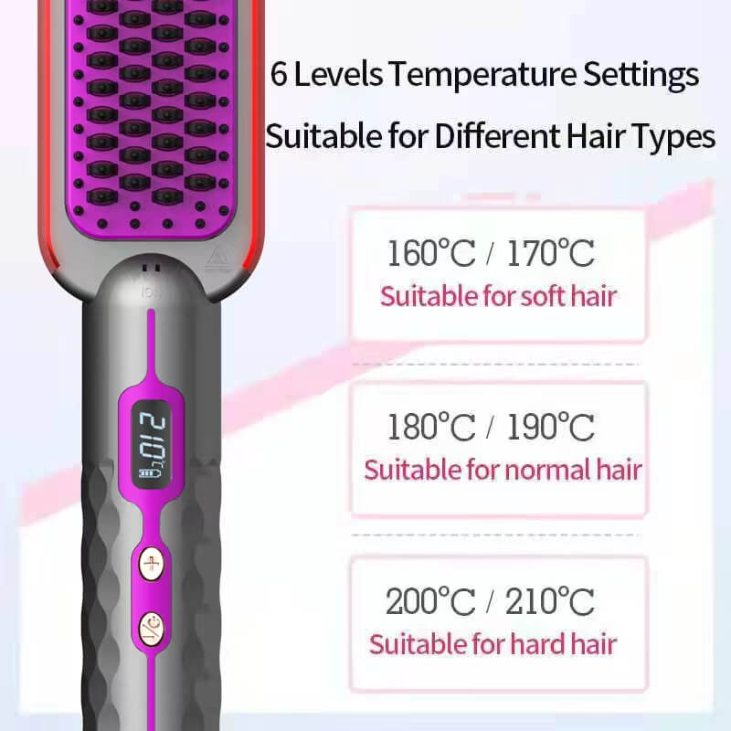 U2005 Custom Wireless Hair Straightening Comb Wholesale1 (2)